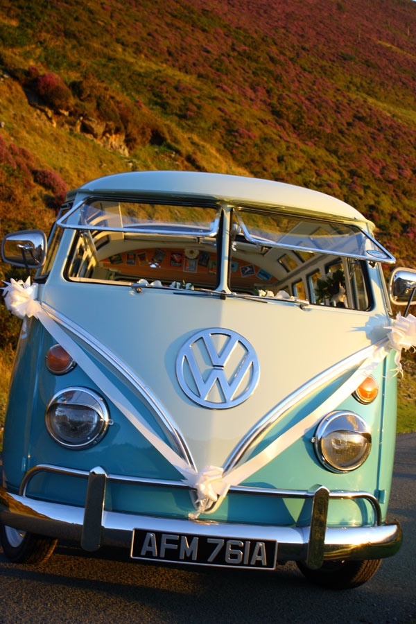 Safari Windows wedding: VW Transporter, Volkswagen minibus VW Van Type 1