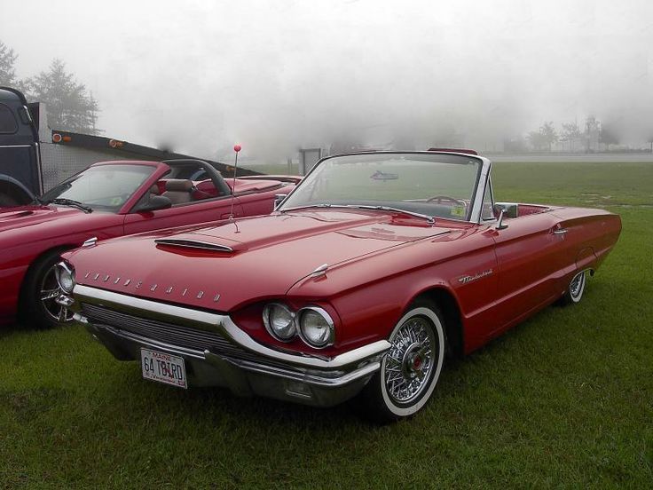 1964 Ford Thunderbird.... my college car....it had over 100,000 miles on it....but looked GREAT. Lost the steering ability to turn left one day....that was fun