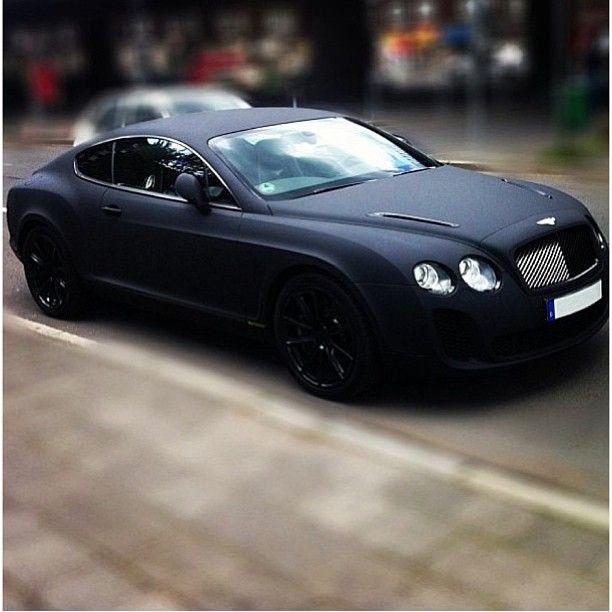 Perfect car all round, matte black Continental GT SMOOTH
