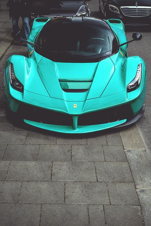 Ferrari LaFerrari - Tiffany blue Rari. I would love to put a bow on it and surprise her with it.