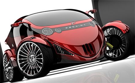 Proxima Concept: A Merge Between A Car and A Motorbike