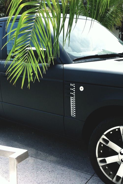 I dream of owning my Matte Black Range Rover. I would be the coolest soccer mom, ever, pulling up in one of these!