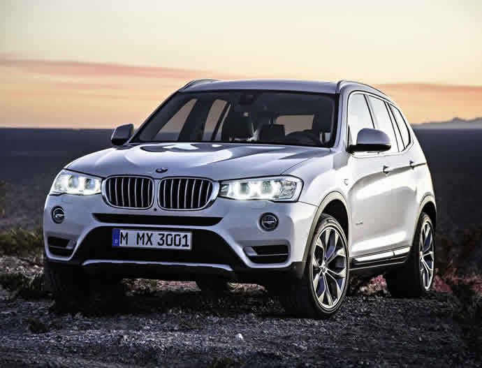2015 BMW X3 unveiled with restyled exterior, new diesel engines and rear-wheel drive option