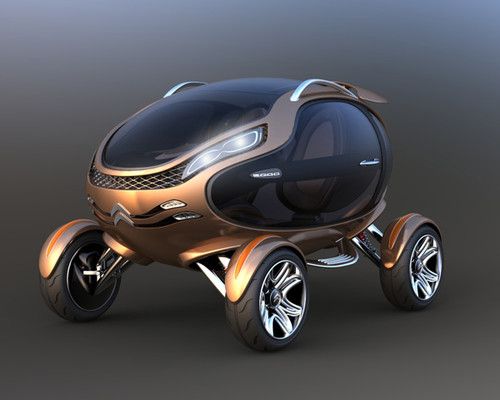 Futuristic Vehicle, Citroen EGGO a?? Electric Car By Damnjan Mitic