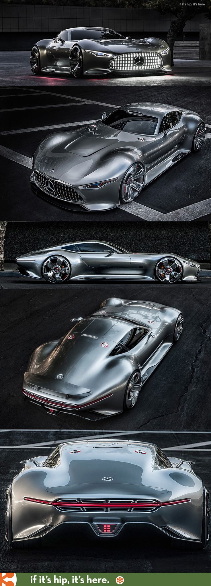 Mercedes-Benz Designs A Wicked Car Inspired By A Video Racing Game: The AMG Vision Gran Turismo.