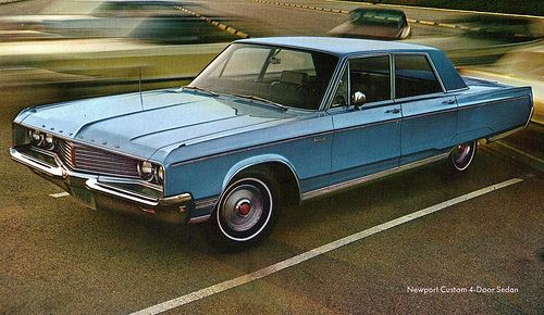 Retro car - 1968 Chrysler Newport Custom 4 Door Sedan