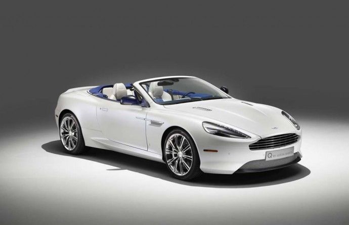 Q by Aston Martin unveils one-off DB9 Volante Morning Frost
