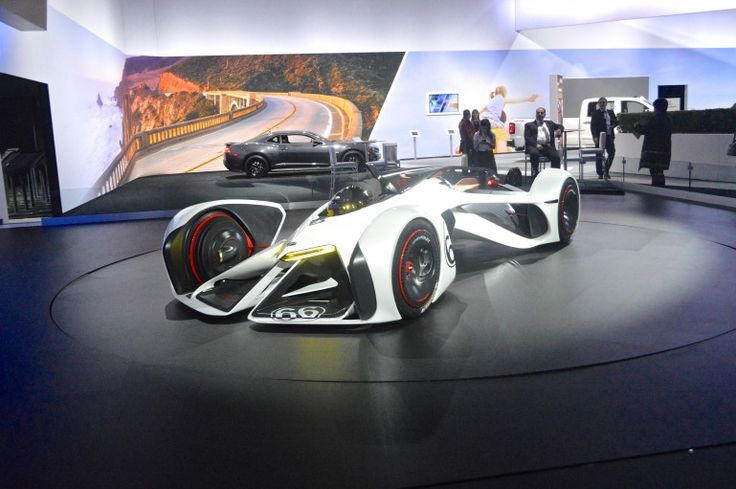 Chevy presents the Chaparral 2X at the 2014 LA Auto Show (Photo: C.C. Weiss/Gizmag)