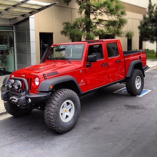 Jeep - Jeep Wrangler Pickup with drop-top. If only.