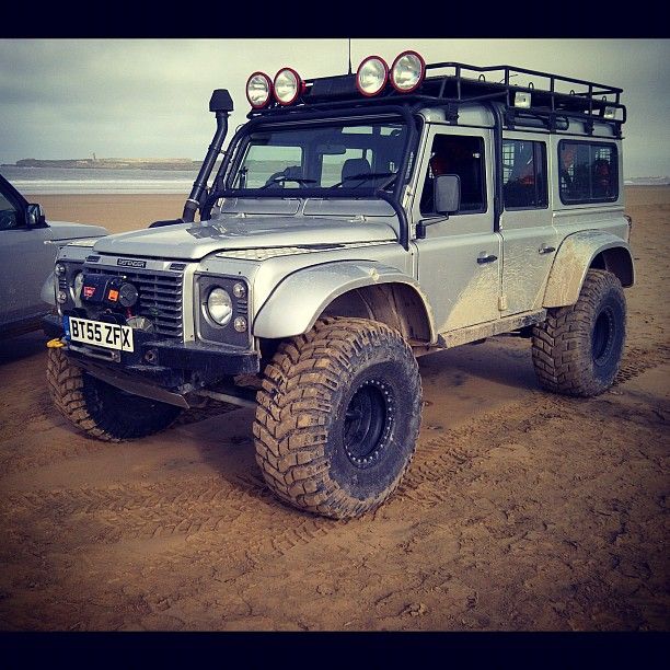 Ready to rock the #beach | #LandRover #Defender #offroad #Morocco