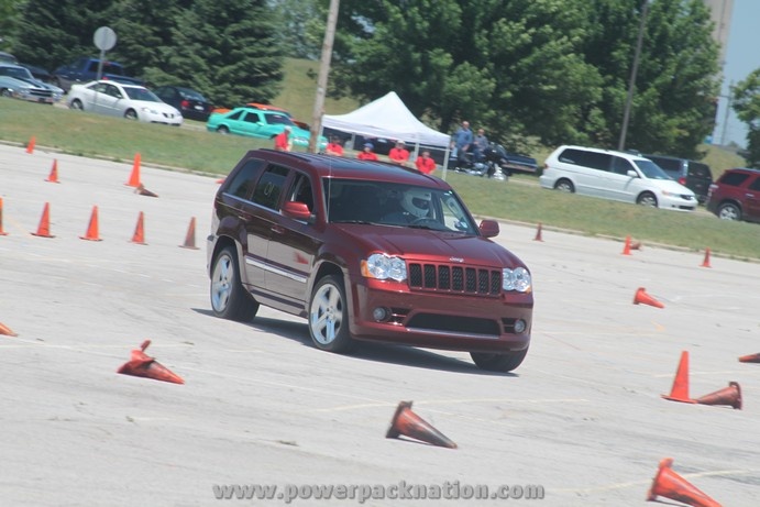 This AWD Jeep has a massive 426 Hemi packed under the hood and screamed through the autocross at Muskegon, Michigan during the 2012 @Jo-Anne Murray Rod Magazine Power Tour
