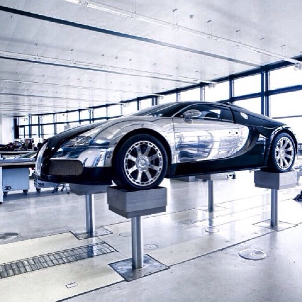 The Ultimate Garage with the Ultimate Supercar - The Bugatti Veyron