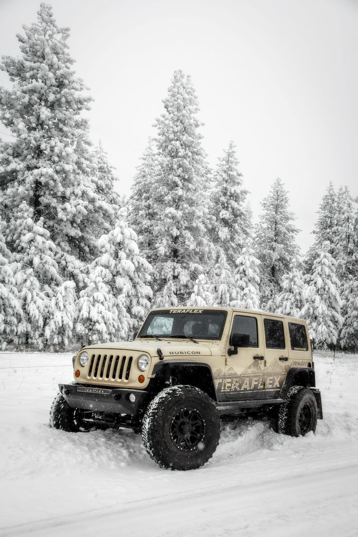 Jeep - TeraFlex Jeep.......we love to wheel in the snow!