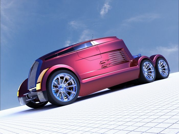 Concept automobile - Never seen this #Semi #truck #concept before...
