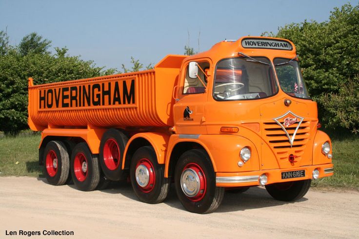 Truck.Matchbox bad a small toy truck patterned after this orange truck from England