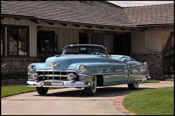 1953 Cadillac Eldorado.  A stunning piece of Detroit iron.  With fender skirts!