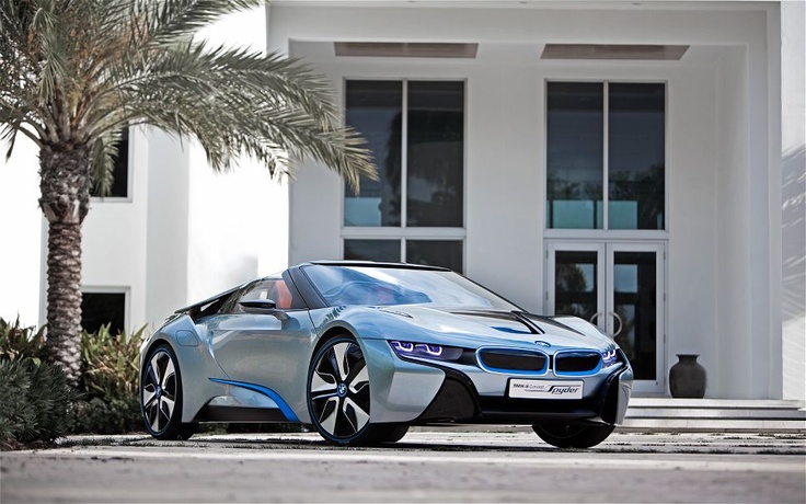 Concept automobile - BMW I8 Concept Spyder Front Three Quarter