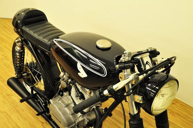 Honda CB100 Cafe Racer. For the more diminutive enthusiasts out there...