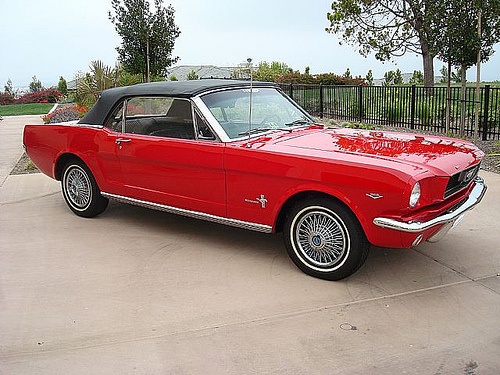 Retro car - 1966 Ford Mustang